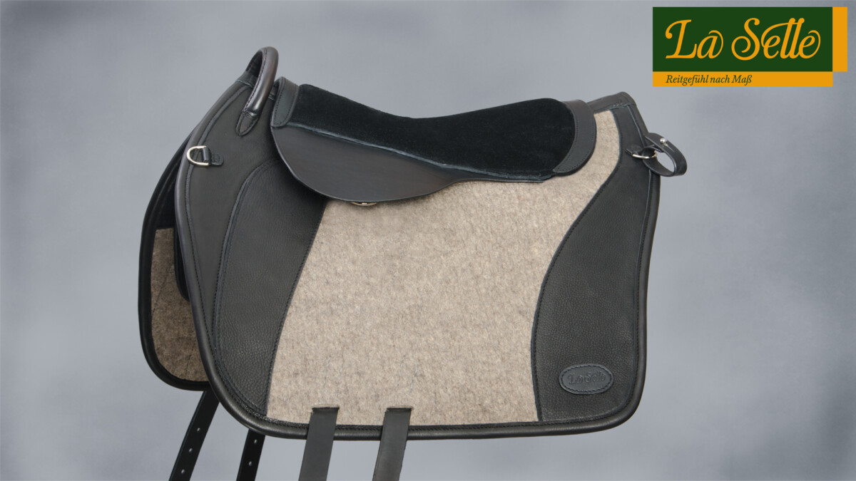 Horsedream saddlepads Bomlos-sadel-filtsadel-Premium-svart Bomlös sadel, La Selle Filtsadel Standard  